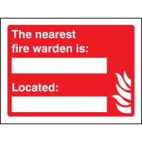 The Nearest Fire Warden Is (Space for Details) - TESTTTTT!!!!! 