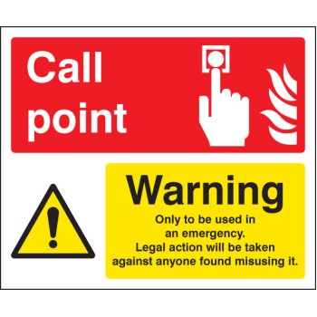 Fire Alarm Warning - Only to be Operated in Emergency - TESTTTTT!!!!! 