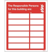 The Responsible Persons for this Building are: The Responsible Persons for this Building are: