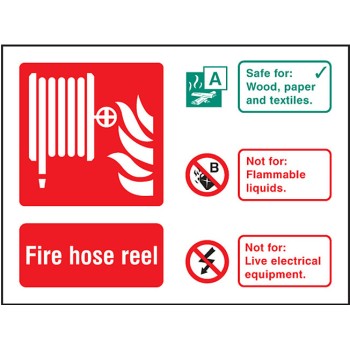 Hose Reel Identification Sign Hose Reel Identification Sign
