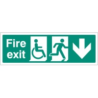 Disabled Fire Exit - Arrow Down - TESTTTTT!!!!! Disabled Fire Exit - Arrow Down - TESTTTTT!!!!!