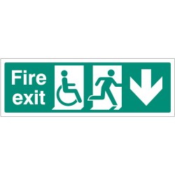 Disabled Fire Exit - Arrow Down - TESTTTTT!!!!! Disabled Fire Exit - Arrow Down - TESTTTTT!!!!!
