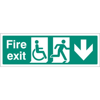 Disabled Fire Exit - Arrow Down - TESTTTTT!!!!! 