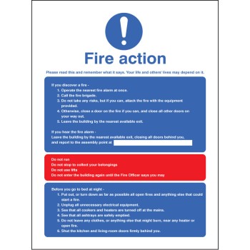 Fire Action - Multiple Occupation Fire Action - Multiple Occupation