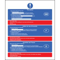 Fire Action (English, French, German) Fire Action (English, French, German)