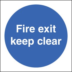 Fire Exit Keep Clear - TESTTTTT!!!!! Fire Exit Keep Clear - TESTTTTT!!!!!