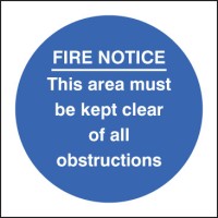 Fire Notice this Area Must be Kept Clear of Obstructions - TESTTTTT!!!!! Fire Notice this Area Must be Kept Clear of Obstructions - TESTTTTT!!!!!