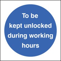 To be Kept Unlocked During Working Hours - TESTTTTT!!!!! To be Kept Unlocked During Working Hours - TESTTTTT!!!!!