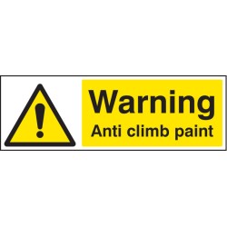 Warning - Anti Climb Paint - TESTTTTT!!!!! Warning - Anti Climb Paint - TESTTTTT!!!!!