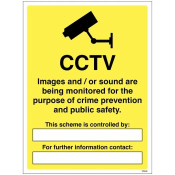 CCTV Images / Sound Being Monitored for the Purpose of Crime CCTV Images / Sound Being Monitored for the Purpose of Crime
