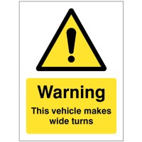 Warning - this Vehicle Makes Wide Turns - TESTTTTT!!!!! Warning - this Vehicle Makes Wide Turns - TESTTTTT!!!!!