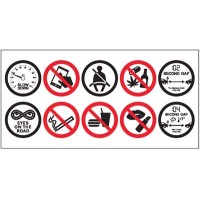 Fatal Five with Distraction Cab Sticker Fatal Five with Distraction Cab Sticker