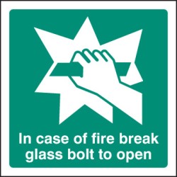 In Case of Fire Break Glass Bolt to Open - TESTTTTT!!!!! In Case of Fire Break Glass Bolt to Open - TESTTTTT!!!!!