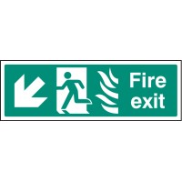 HTM Fire Exit - Arrow Down Left - TESTTTTT!!!!! HTM Fire Exit - Arrow Down Left - TESTTTTT!!!!!