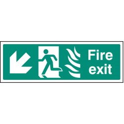HTM Fire Exit - Arrow Down Left - TESTTTTT!!!!! HTM Fire Exit - Arrow Down Left - TESTTTTT!!!!!