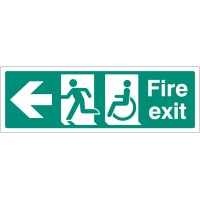 Disabled Fire Exit - Arrow Left - TESTTTTT!!!!! Disabled Fire Exit - Arrow Left - TESTTTTT!!!!!