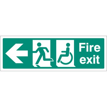 Disabled Fire Exit - Arrow Left - TESTTTTT!!!!! Disabled Fire Exit - Arrow Left - TESTTTTT!!!!!