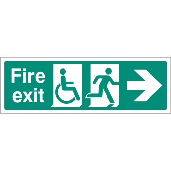 Disabled Fire Exit - Arrow Right - TESTTTTT!!!!! Disabled Fire Exit - Arrow Right - TESTTTTT!!!!!