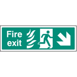 HTM Fire Exit - Arrow Down Right - TESTTTTT!!!!! HTM Fire Exit - Arrow Down Right - TESTTTTT!!!!!