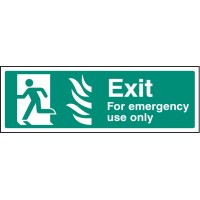 HTM Exit for Emergency Use Only - Left - TESTTTTT!!!!! 