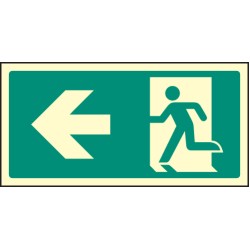 Intermediate Fire Exit Marker - Arrow Left - TESTTTTT!!!!! Intermediate Fire Exit Marker - Arrow Left - TESTTTTT!!!!!