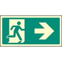 Intermediate Fire Exit Marker - Arrow Right - TESTTTTT!!!!! 