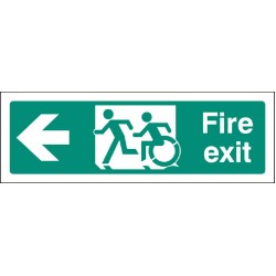 Inclusive Disabled Fire Exit Design - Arrow Left - TESTTTTT!!!!! Inclusive Disabled Fire Exit Design - Arrow Left - TESTTTTT!!!!!
