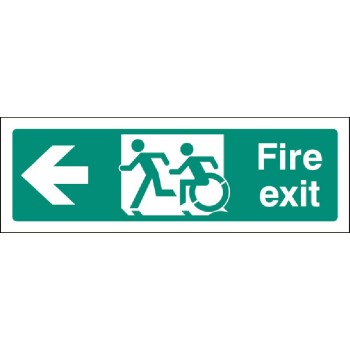 Inclusive Disabled Fire Exit Design - Arrow Left - TESTTTTT!!!!! Inclusive Disabled Fire Exit Design - Arrow Left - TESTTTTT!!!!!