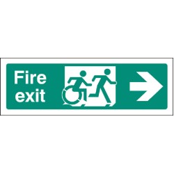 Inclusive Disabled Fire Exit Design - Arrow Right - TESTTTTT!!!!! Inclusive Disabled Fire Exit Design - Arrow Right - TESTTTTT!!!!!
