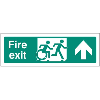 Inclusive Disabled Fire Exit Design - Arrow Up - TESTTTTT!!!!! 