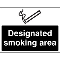 Designated Smoking Area (White / Black) - TESTTTTT!!!!! Designated Smoking Area (White / Black) - TESTTTTT!!!!!