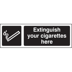 Extinguish Your Cigarettes Here (White / Black) - TESTTTTT!!!!! Extinguish Your Cigarettes Here (White / Black) - TESTTTTT!!!!!