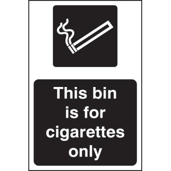 This Bin Is for Cigarettes Only - TESTTTTT!!!!! 