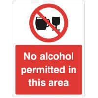No Alcohol Permitted in this Area No Alcohol Permitted in this Area