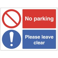 No Parking - Please Leave Clear No Parking - Please Leave Clear