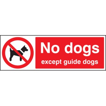 No Dogs Except Guide Dogs - TESTTTTT!!!!! 