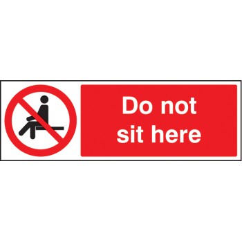 Do Not Sit Here Do Not Sit Here