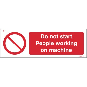 Do Not Start - People Working On Machine Do Not Start - People Working On Machine