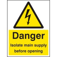 Danger - Isolate Main Supply Before Opening - TESTTTTT!!!!! Danger - Isolate Main Supply Before Opening - TESTTTTT!!!!!