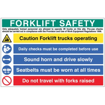 Forklift Safety Multi Message Board - TESTTTTT!!!!! Forklift Safety Multi Message Board - TESTTTTT!!!!!