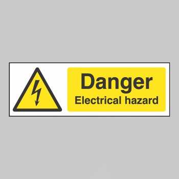 Danger - Electrical Hazard Danger - Electrical Hazard