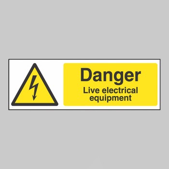Danger - Live Electrical Equipment Danger - Live Electrical Equipment
