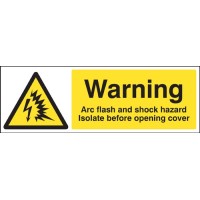 Warning - Arc Flash and Shock Hazard Isolate before Opening Cover Warning - Arc Flash and Shock Hazard Isolate before Opening Cover