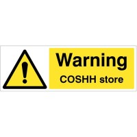 Warning - COSHH Store Warning - COSHH Store