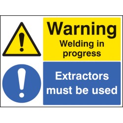 Warning - Welding in Progress - Extractors Must be Used - TESTTTTT!!!!! Warning - Welding in Progress - Extractors Must be Used - TESTTTTT!!!!!
