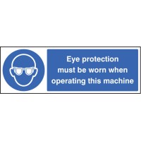 Eye Protection Must be Worn When Operating Machine - TESTTTTT!!!!! 