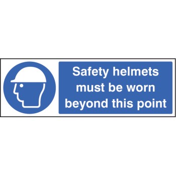 Safety Helmets Must be Worn Beyond this Point - TESTTTTT!!!!! 