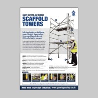 Scaffold Tower Inspection Checklist - Poster (A2) Scaffold Tower Inspection Checklist - Poster (A2)