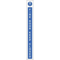 Fire Door Keep Closed - Door Edge Sign Fire Door Keep Closed - Door Edge Sign