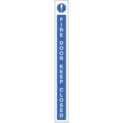 Fire Door Keep Closed - Door Edge Sign Fire Door Keep Closed - Door Edge Sign